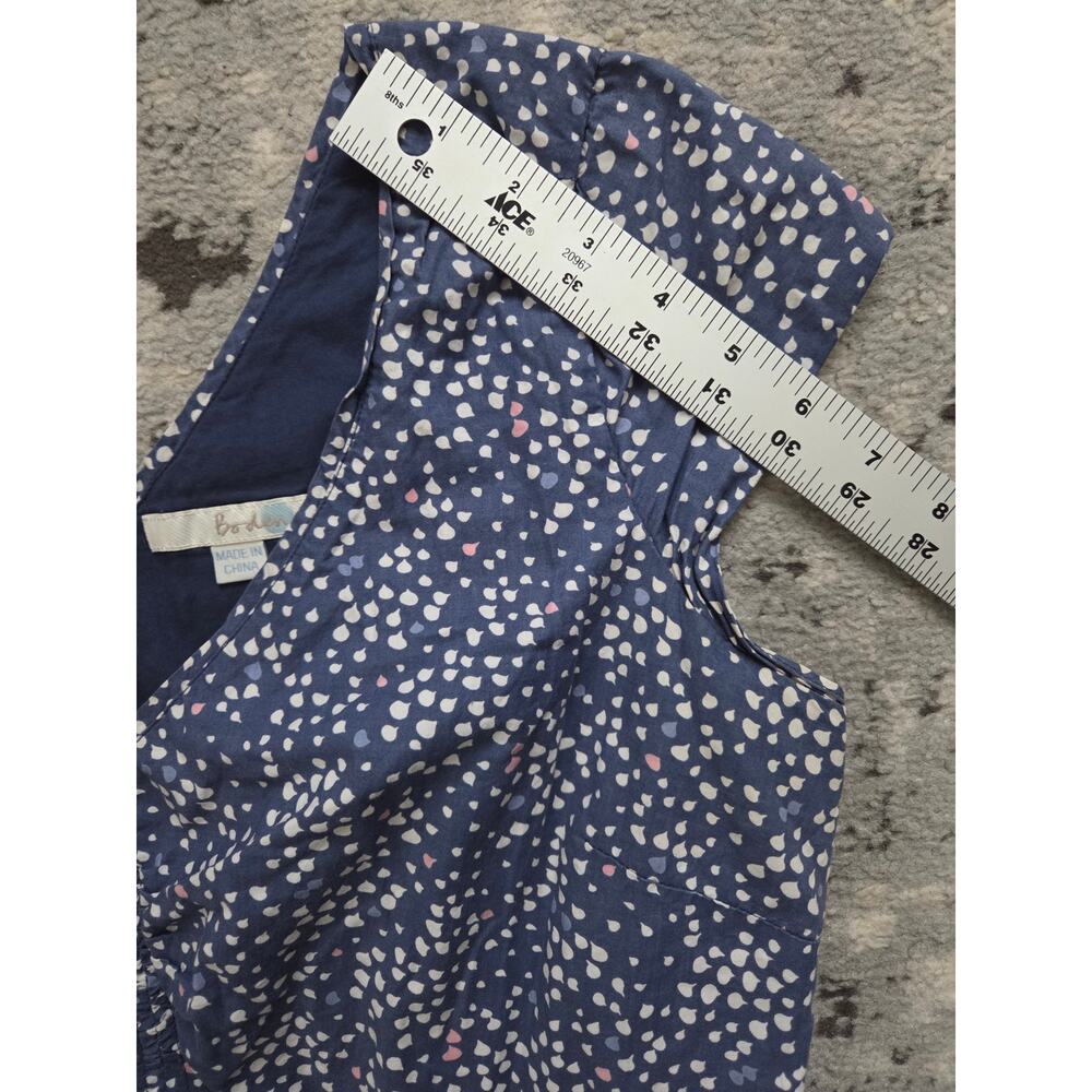 Stunning Boden Hotchpotch Cotton Floral Cap Sleeve Dress Boho 2-Toned Spring - Picture 6 of 13